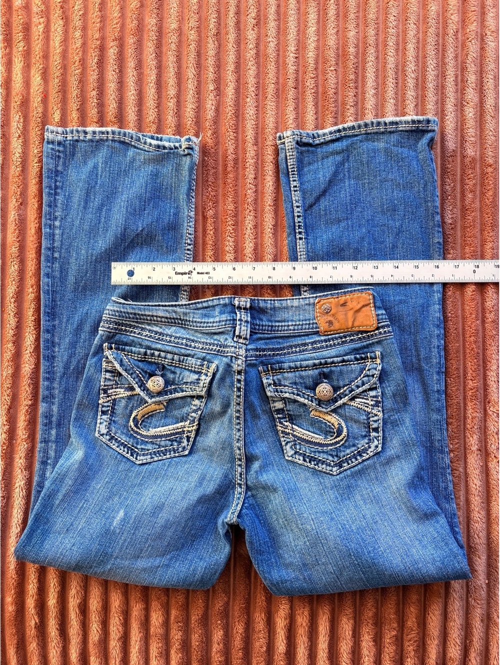 Y2K Silver Jeans Co. Women's Bootcut Blue Denim Jeans #12